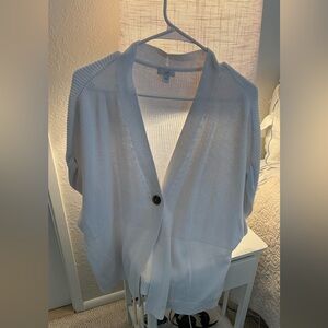 White Women's Sweater Cardigan